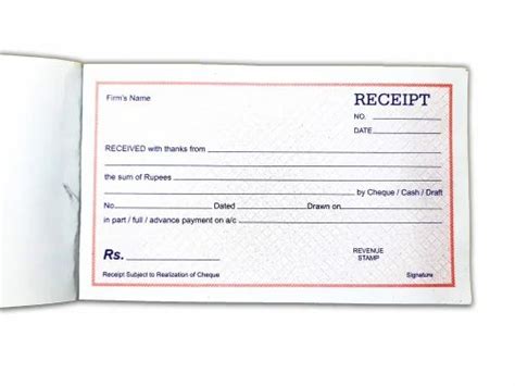 Receipt Book Printing At Rs Piece Print Book Book Print Book