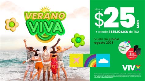 Promo Verano Viva Aerobus Vuelos Desde 25 TUA Para Volar De Junio A