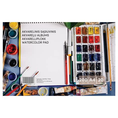 Officeday Notebook For Painting Aquarelle A4 200g 20pages