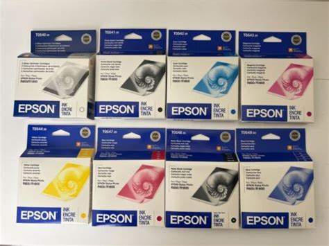 Epson Go Pbk C M Y R Mbk Bl Ink Cartridge T Genuine Seal Box For