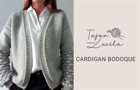 Cardigan Bodoque Tejer Con Lucila