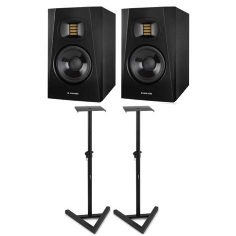 2 X ADAM Audio T5V Stative Vonyx SMS20 Pachet Monitoare Studio