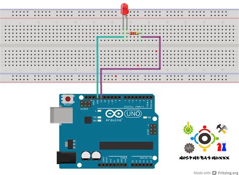 Nospherathuxxx Encendido Y Apagado De Un Led Utilizando Arduino Uno