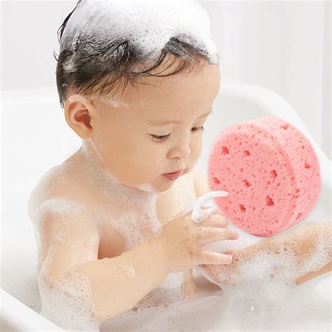 Byikun Set Of Colorful Bath Sponge With Honeycomb Design For