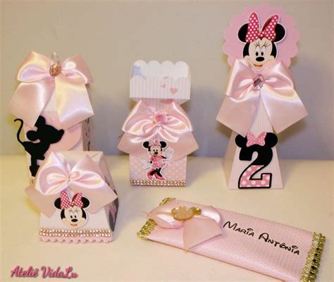 Kit Lembrancinhas Minnie Rosa Personalizado Itens Elo