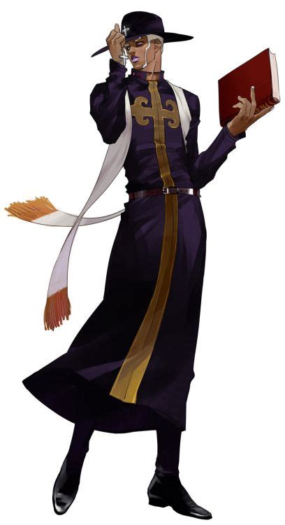 Enrico Pucci The Gay Gravity Defying Priest Fantasy Character Design Character Design