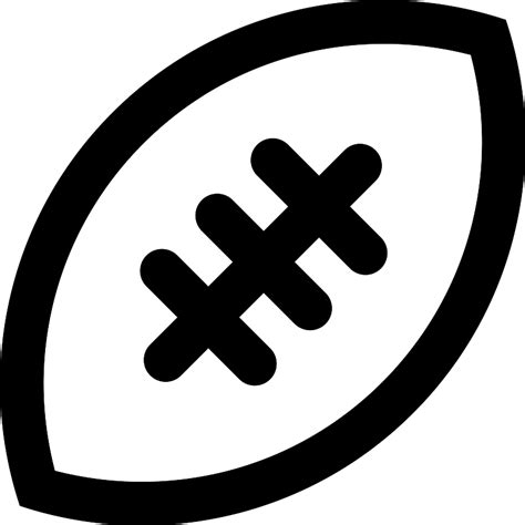 Rugby Ball Vector Svg Icon Svg Repo