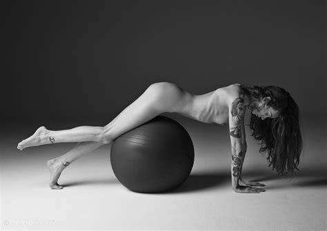 Amateur Girl Inga Black And White Nude Art Px