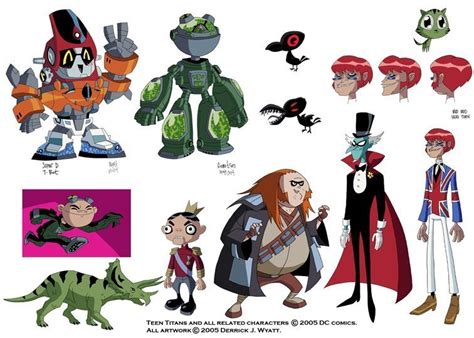 CHARACTER MODEL — Teen Titans Villains