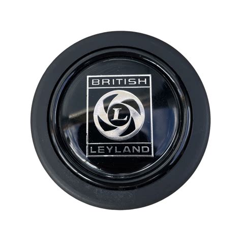 Momo British Leyland Logo Round Lip Horn Button Retro Autotek