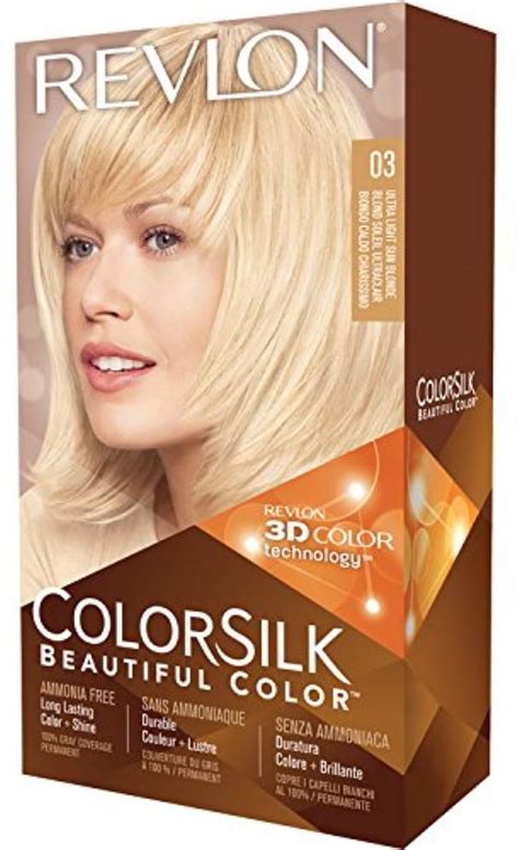 Revlon ColorSilk Hair Color 03 Ultra Light Sun Blonde 1 Ea Pack Of 6