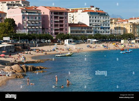 France Corse Du Sud Ajaccio Trottel Beach Stock Photo Alamy