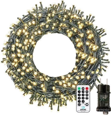 Elegear Guirlande Lumineuse Ext Rieure M Leds Blanche Chaude