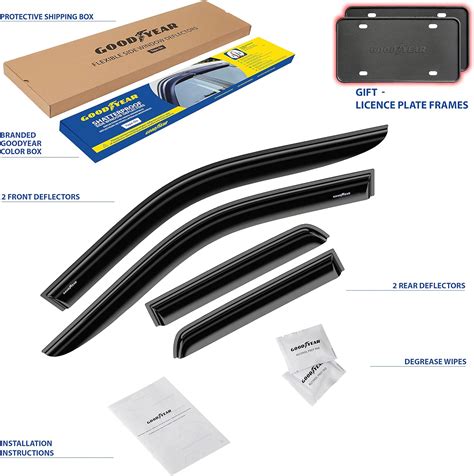 Goodyear Deflectores De Ventana Lateral Inastillables Para Camiones