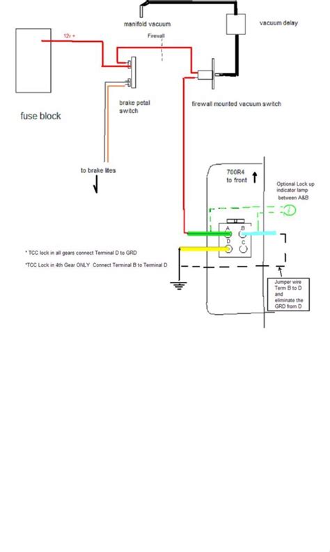 700r4 Transmission Lock Up Wiring Diagram 700r4 Wiring Locku