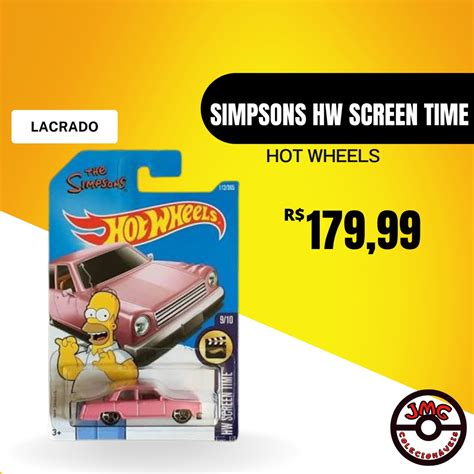 Hot Wheels Simpsons HW Screen Time Shopee Brasil