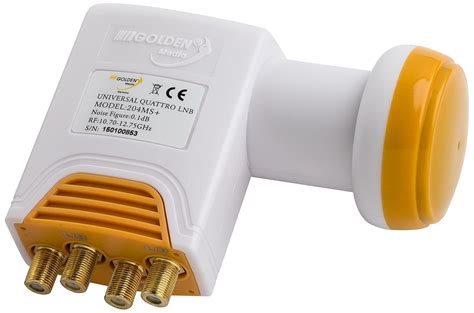 Golden Media High Gain Universal Quattro Lnb With Uk