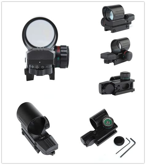 Hunting Tactical Holographic 4 Type Reticle Red Green Dot Reflex Sight