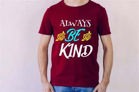 Always Be Kind Svg Vector Graphic By Md Abdur Rouf · Creative Fabrica