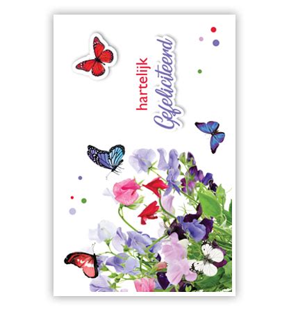 Bloemen En Vlinders PrimeurCards