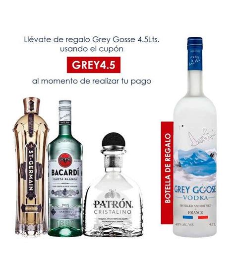 Tequila Patron Cristalino 700ML Licor ST Germain 750ml Ron