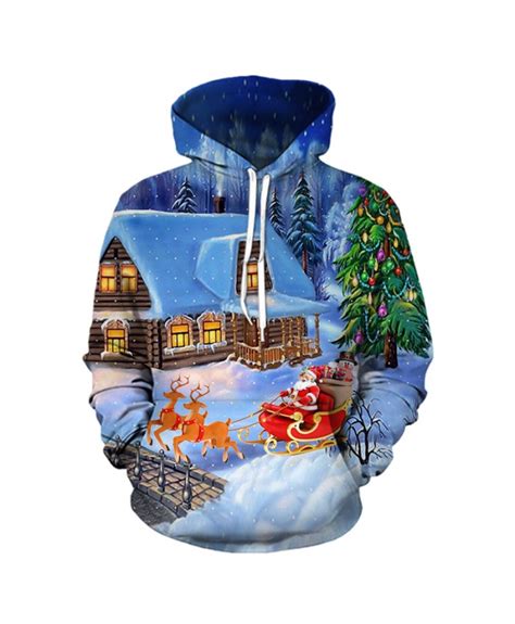 Dancing Santa Claus Christmas Hoodies 3d Sweatshirts Men Women Hoodie