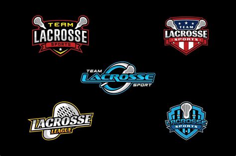 lacrosse team logo design template 3587928 Vector Art at Vecteezy