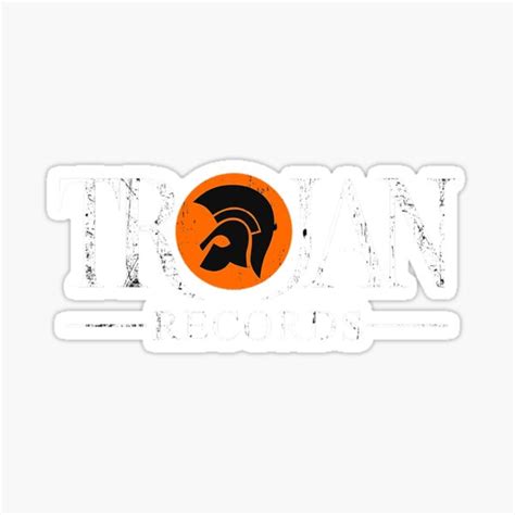 "Trojan Records Logo" Sticker by gogtara | Redbubble