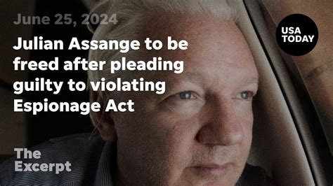 Julian Assange To Be Freed After Pleading Guilty To Violating Espionage