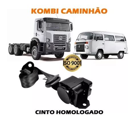 Cinto Segurança Retrátil 3 Pontos Dianteiro Kombi Homologado