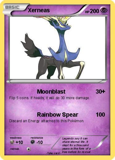 Pokémon Xerneas 1098 1098 - Moonblast - My Pokemon Card