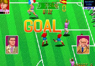 Screenshot Of Super Soccer Champ Arcade 1991 MobyGames