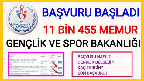 GENÇLİK VE SPOR BAKANLIĞI BAŞVURUSU BAŞLADI GSB BAŞVURUSU NASIL YAPILIR