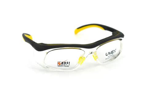 UVEX BY HONEYWELL NYLON SW06 SAFTY TITMUS EYGLASSES GOGGLE FRAME BLACK