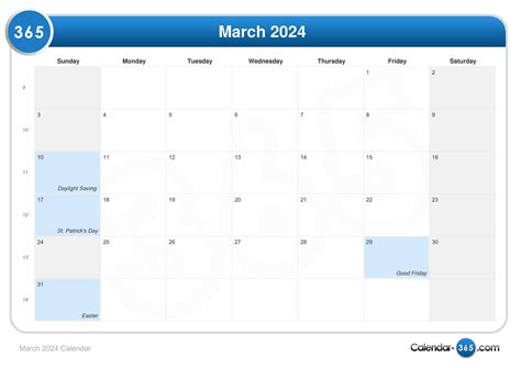 March 2024 Calendar Of The United States Of America New Ultimate The