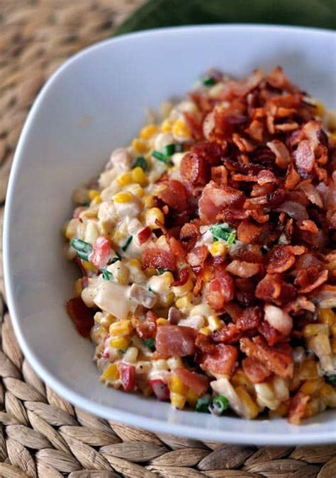 This Creamy Confetti Corn With Bacon Is One Of The Most Amazing Side