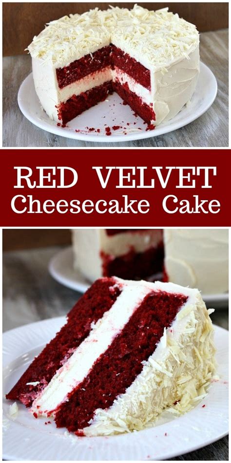 Red Velvet Cheesecake Cake Recipe Girl