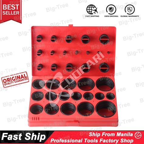 Pcs O Ring Assortment Set Seal Gasket Universal Rubber O Ring Kit