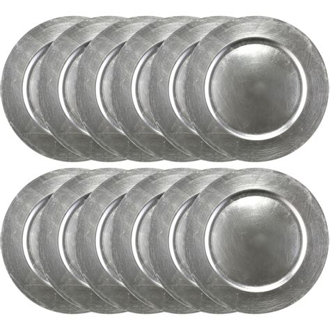 12 Pack Silver Charger Plate By Celebrate It™ Michaels