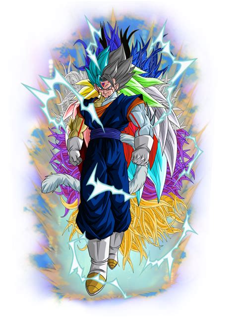 Vegetto Ssj787 Full Power Aura No Canon By Kate Yamazaki On Deviantart