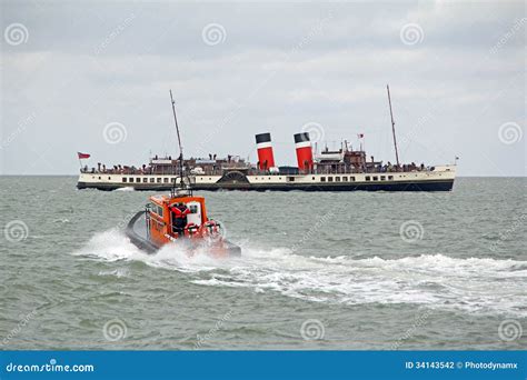 Vapeur De Bateau Pilote Et De Palette De Waverley Photographie