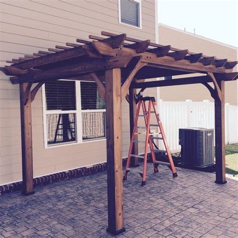 Cedar Ft W X Ft D Solid Wood Pergola