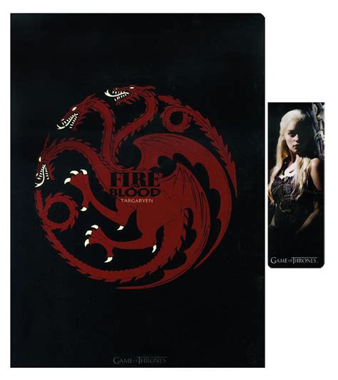 Buy Stationery Game Of Thrones Notebook And Magnetic Bookmark Set