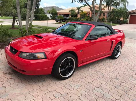 Th Generation Red Ford Mustang Gt Convertible Sold