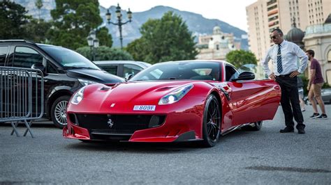 Ferrari F12 TDF Driving In Monaco Lovely V12 Sounds YouTube