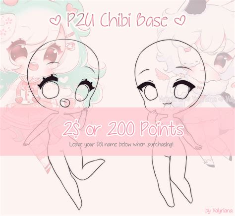Lowered Price P2u Chibi Base By Valyriana On Deviantart