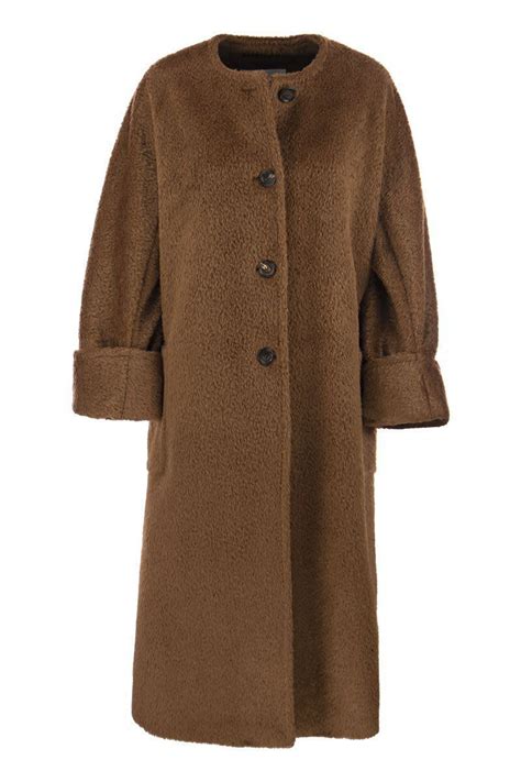 Buy Max Mara Hudson Alpaca And Wool Overcoat Dark Brown At Off