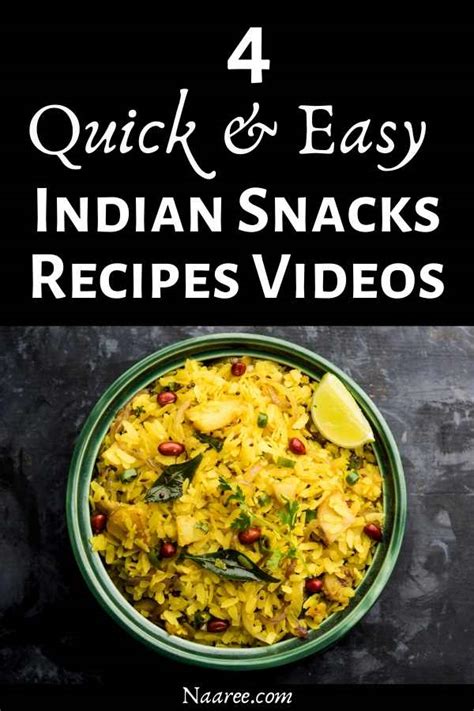 4 Quick Easy Indian Snacks Recipes For Working Couples In India