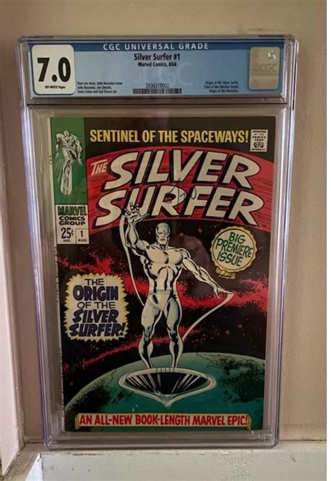 Silver Surfer 1 Cgc 7 0 Sold Golden Silver Bronze Age Only Cgc Comic Book Collectors Chat