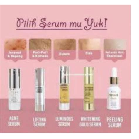 Jual Serum Ms Glow All Series Serum Acne Serum Luminous Serum Lifting